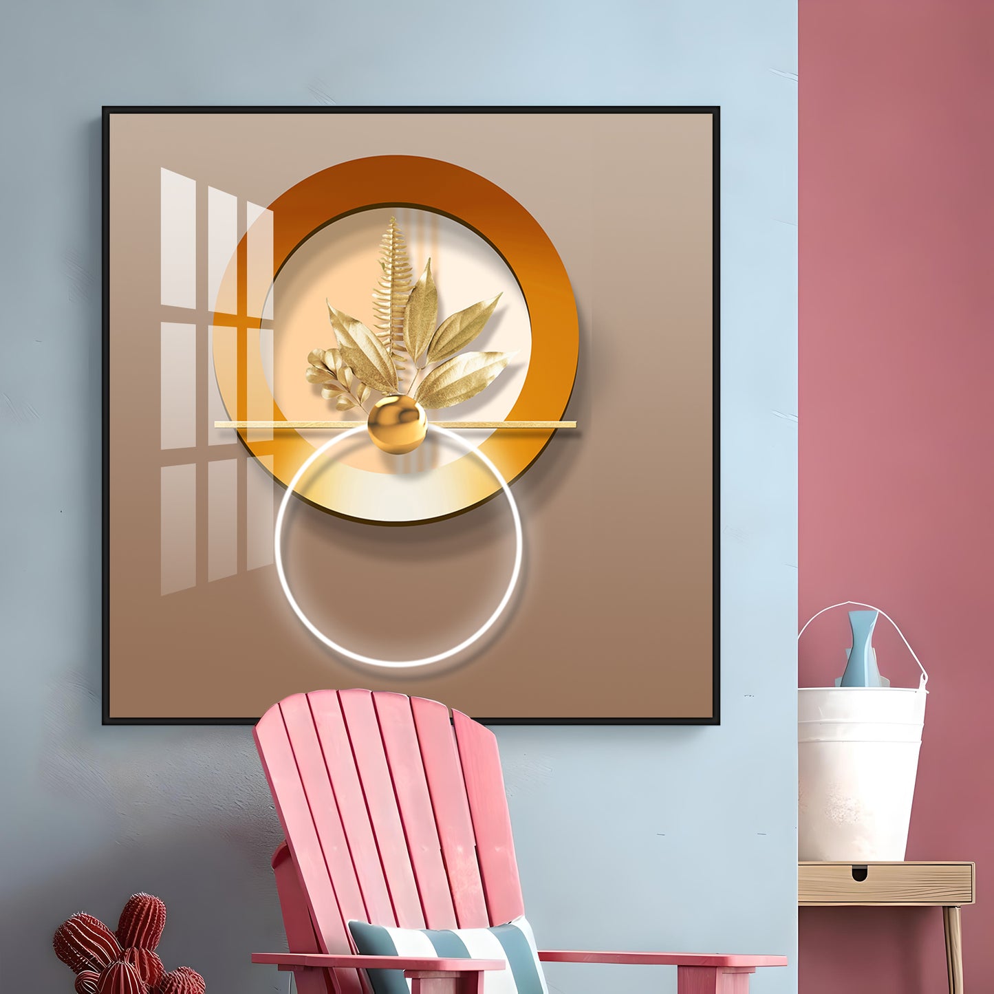 Symbolizing Nature & Elegance Premium Acrylic Square Wall Art