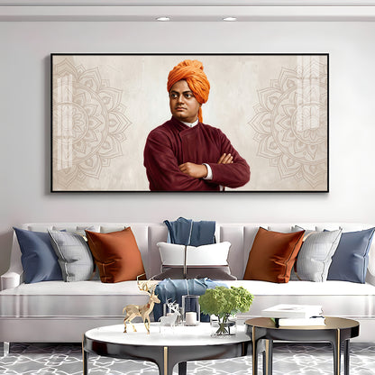 Swami Vivekananda Premium Acrylic Horizontal Wall Art
