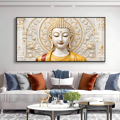 Peaceful Buddha Premium Acrylic Horizontal Wall Art