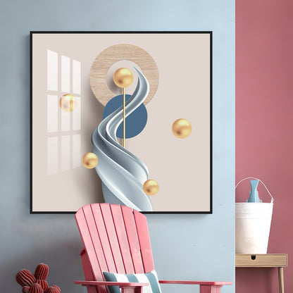 Modern Minimalist Geometric Premium Acrylic Square Wall Art