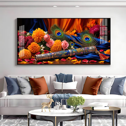 Troupe Of Bansuri Premium Acrylic Horizontal Wall Art
