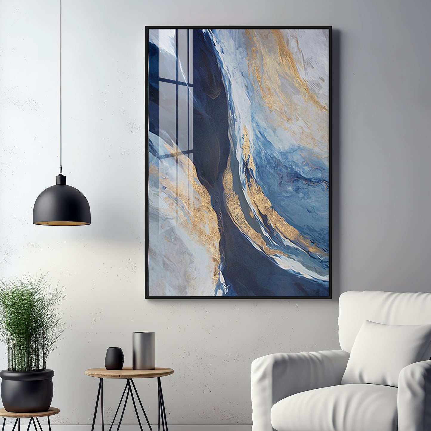Ocean Magic Abstract Premium Acrylic Vertical Wall Art