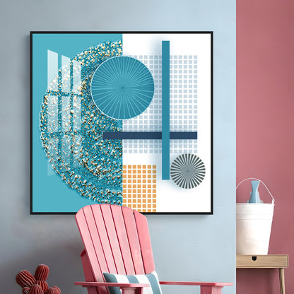 Gold Emboss Premium Acrylic Square Wall Art