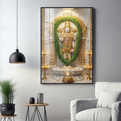 Balaji Srinivasa Premium Acrylic Vertical Wall Art