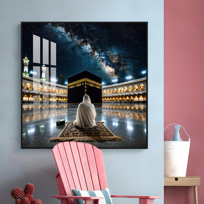 Kaaba Mecca Premium Acrylic Square Wall Art