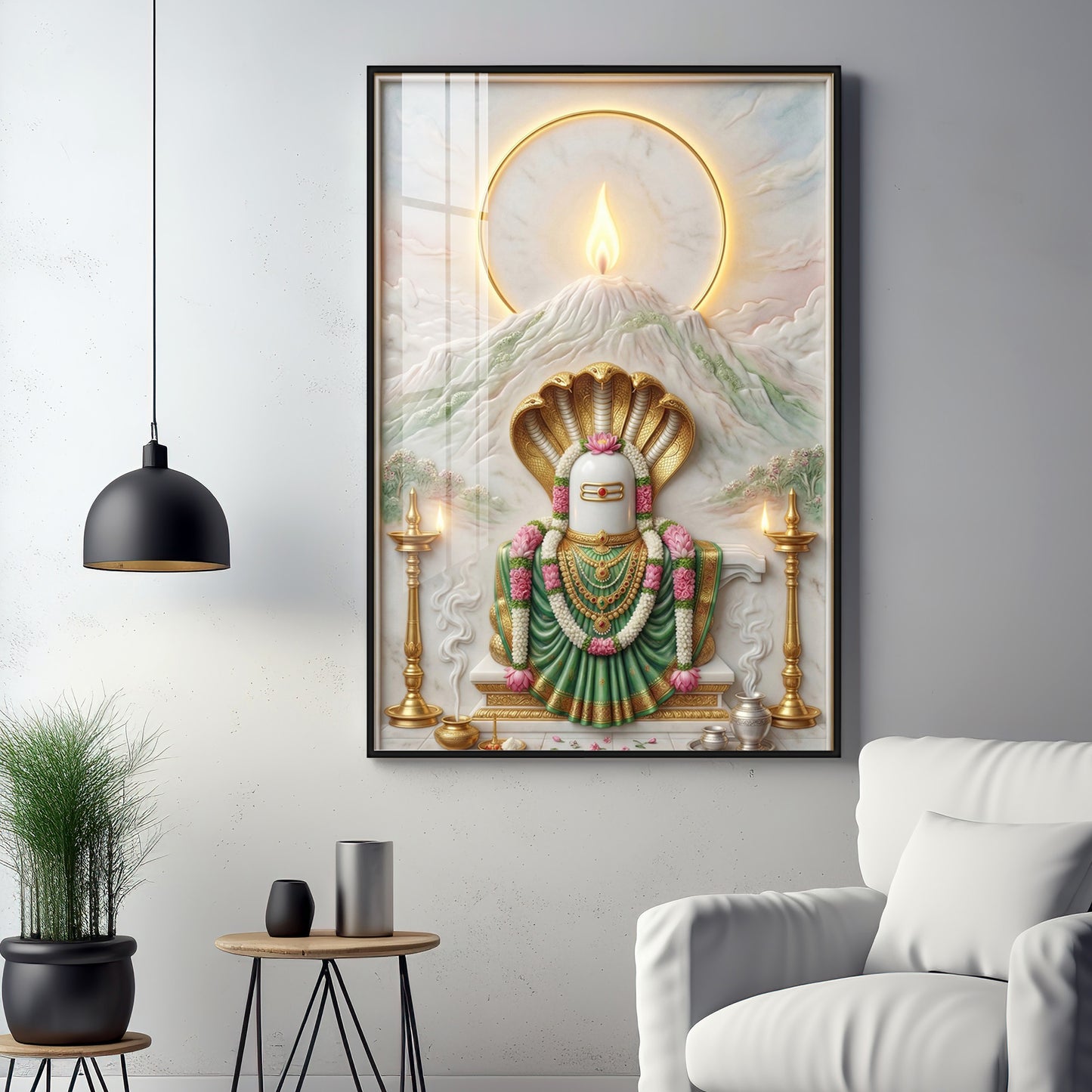 Jyotirlingams Premium Acrylic Vertical Wall Art