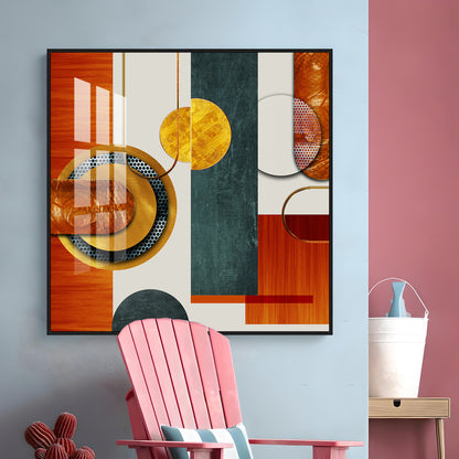 Modern Simple Style Premium Acrylic Square Wall Art