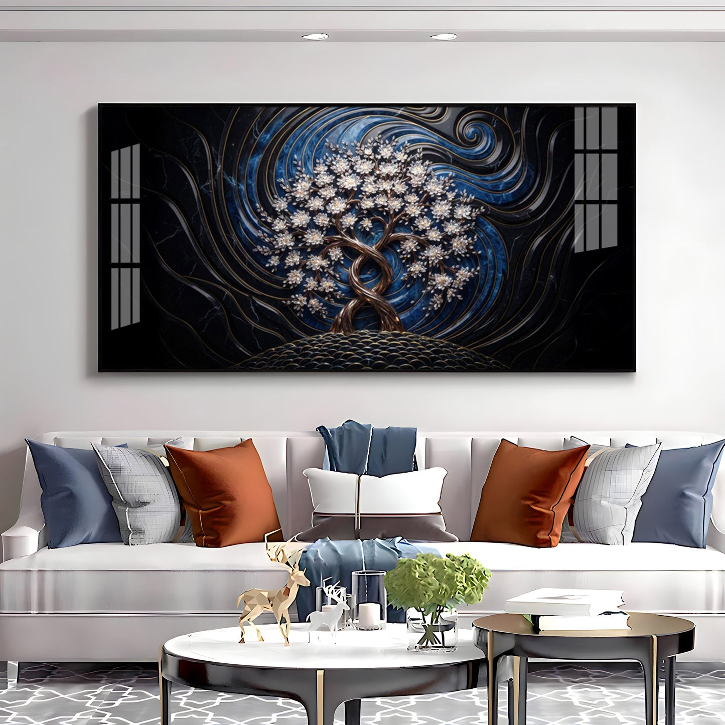Lucky Wish Tree Premium Acrylic Horizontal Wall Art