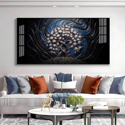 Lucky Wish Tree Premium Acrylic Horizontal Wall Art