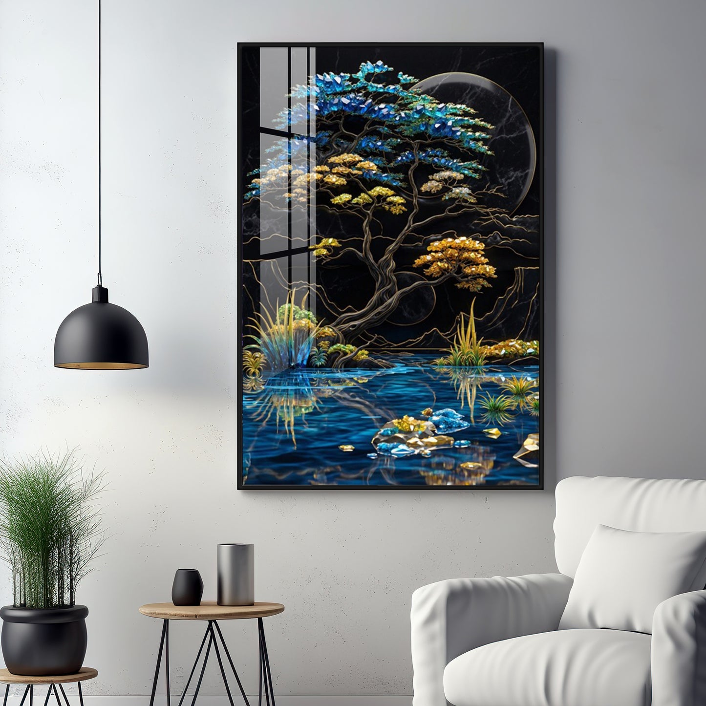 Nature's Embrace Tree Premium Acrylic Vertical Wall Art