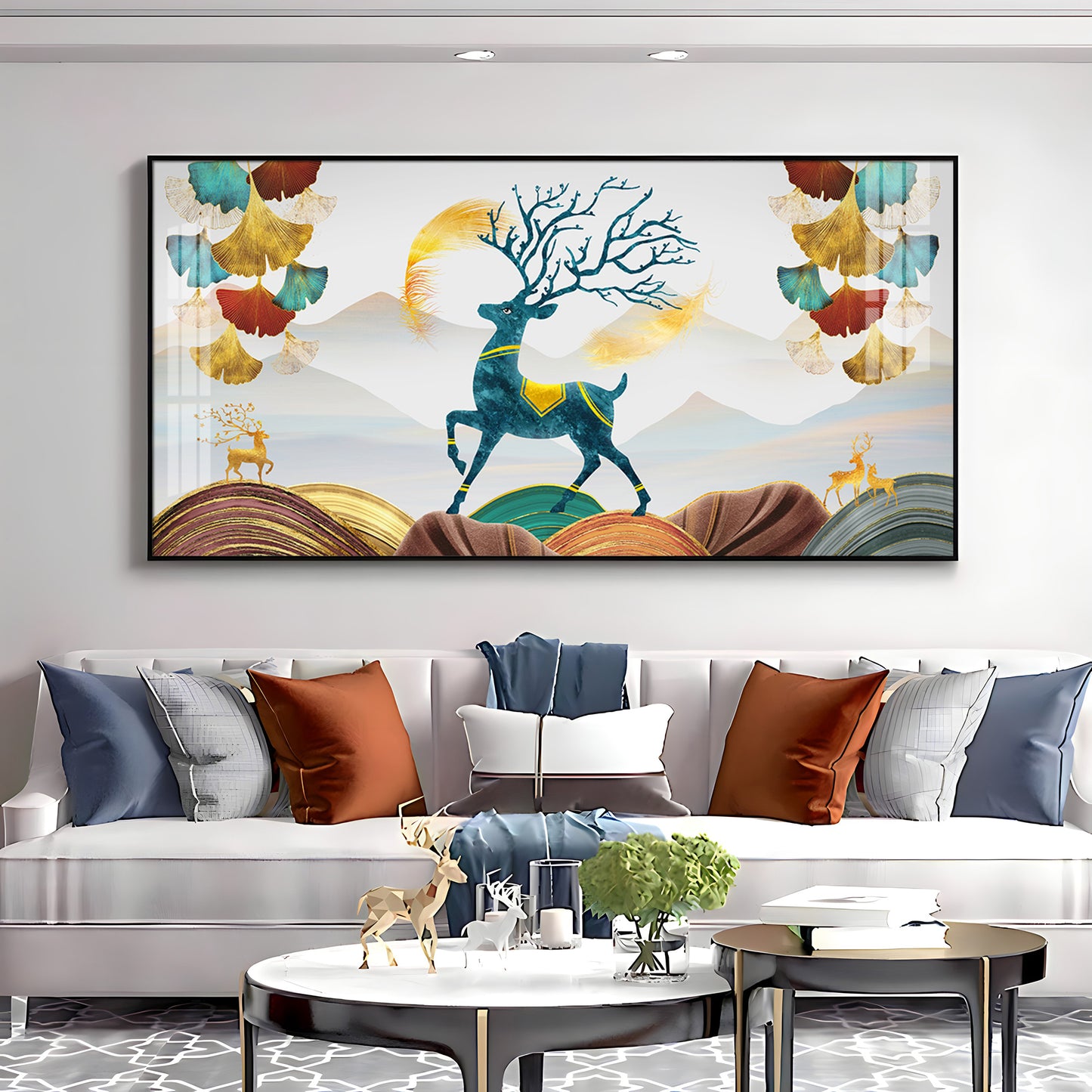 Grace & Peace With Deer Premium Acrylic Horizontal Wall Art