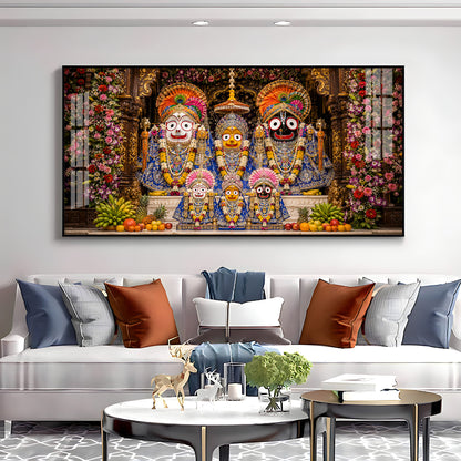 Ratna Shringar Darshan Of JagannathPuri Premium Acrylic Horizontal Wall Art