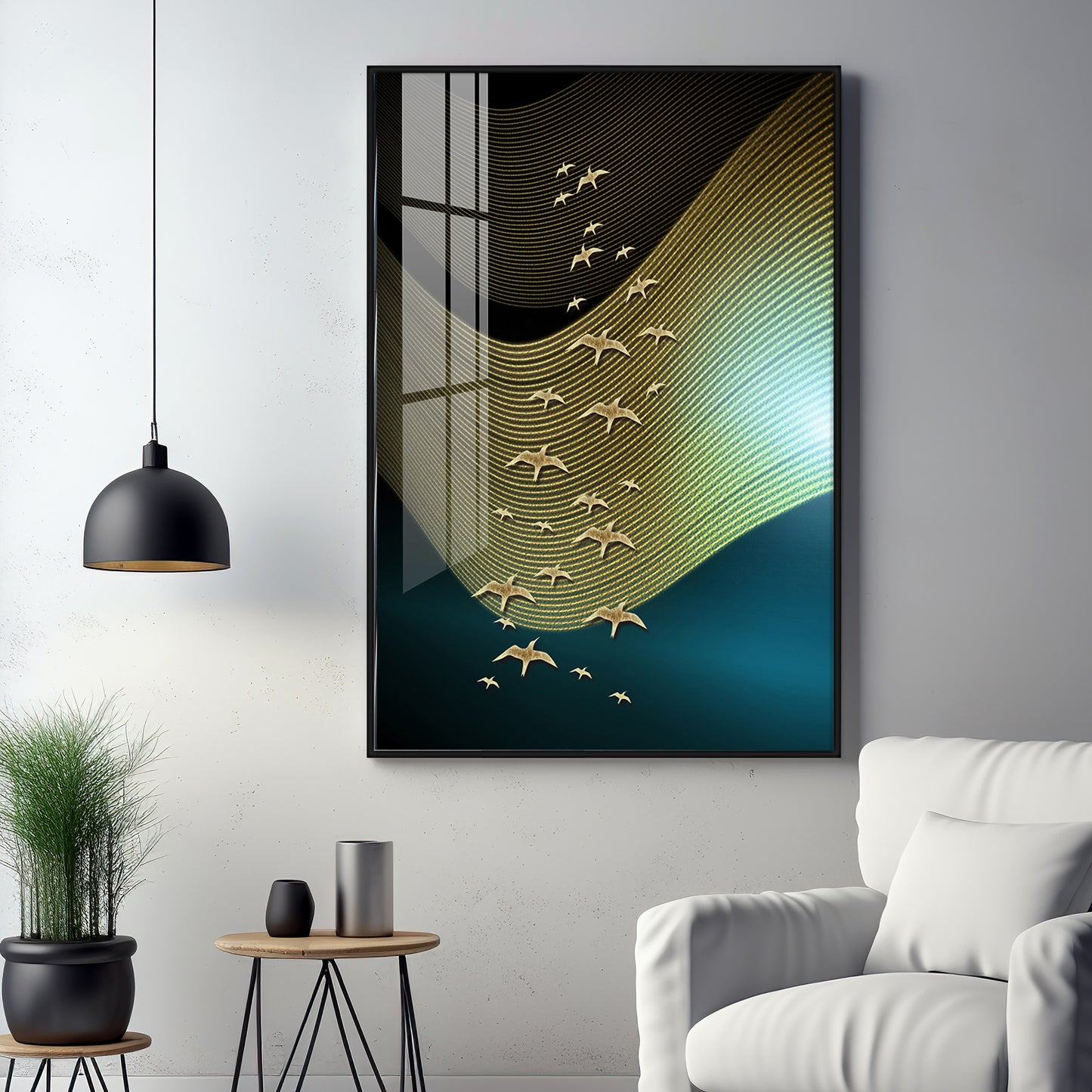 Wave of Wings Premium Acrylic Vertical Wall Art
