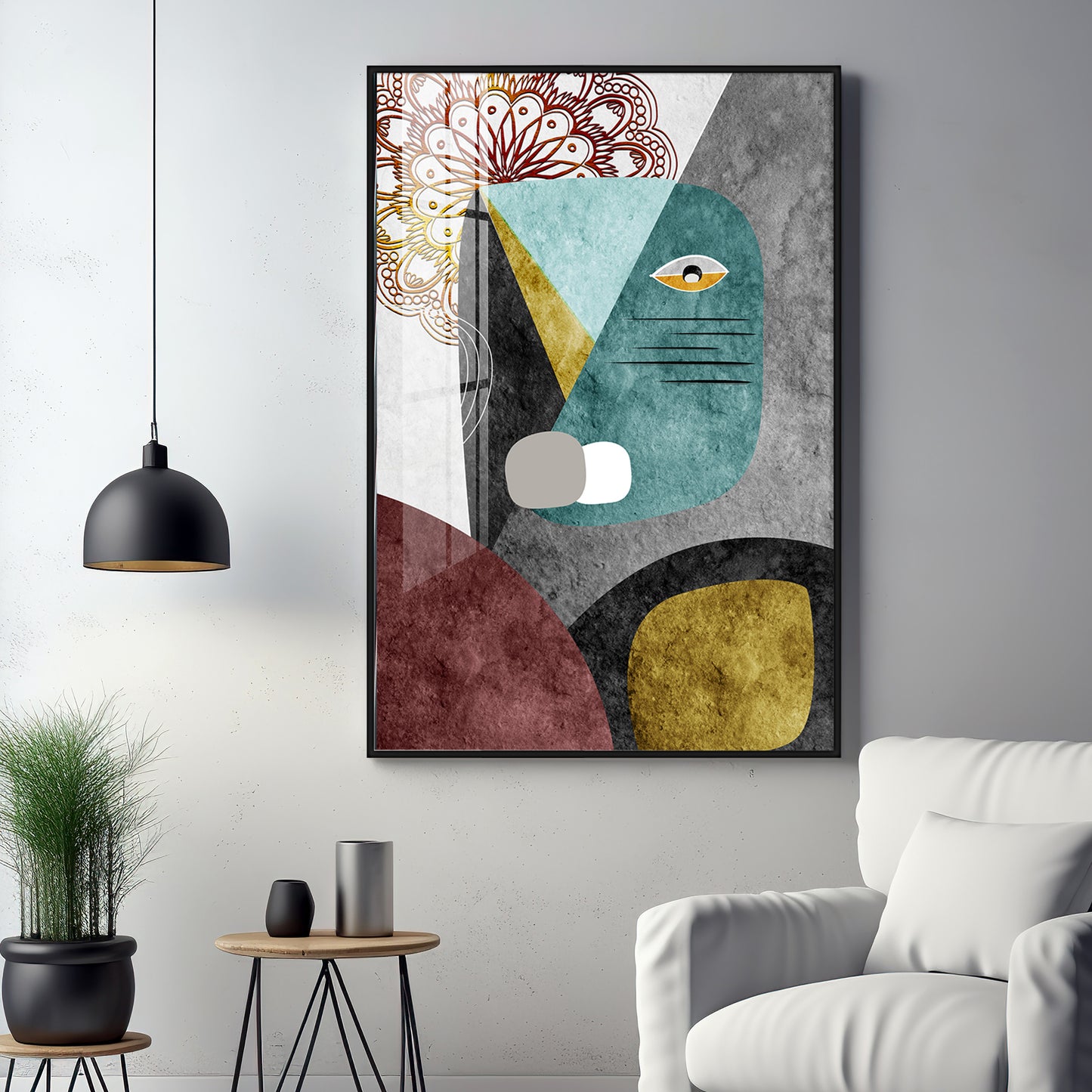 Nature's Harmony Premium Acrylic Vertical Wall Art