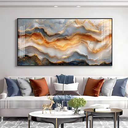 Marbled Veins Premium Acrylic Horizontal Wall Art