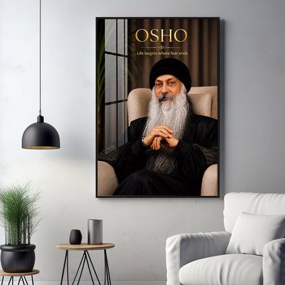 Osho Premium Acrylic Vertical Wall Art