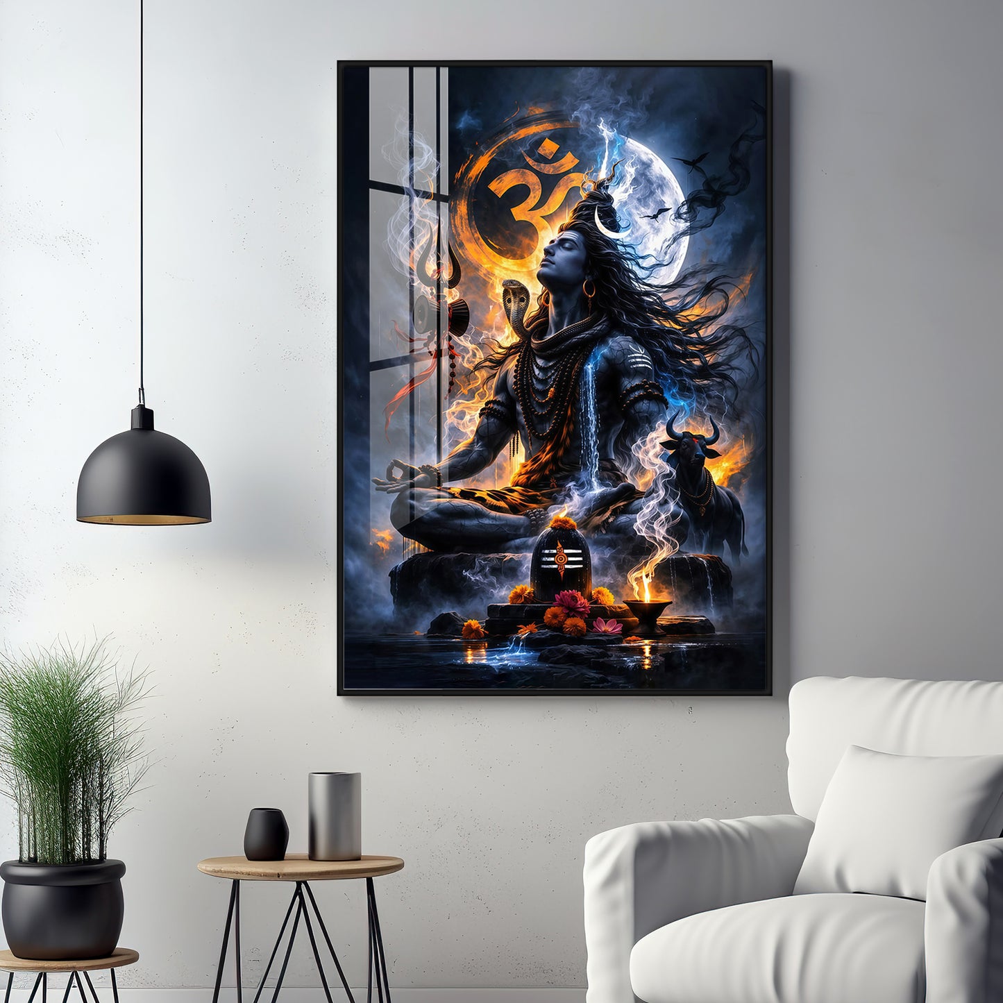Shambhu Premium Acrylic Vertical Wall Art