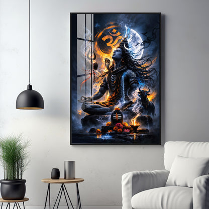 Shambhu Premium Acrylic Vertical Wall Art