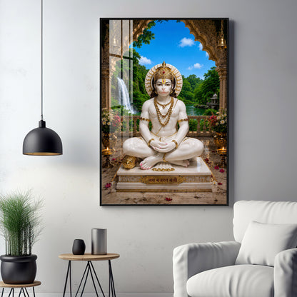 Ram Dutt Hanuman Ji Premium Acrylic Vertical Wall Art