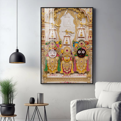 Jagannath Prabhu Serenity Premium Acrylic Vertical Wall Art