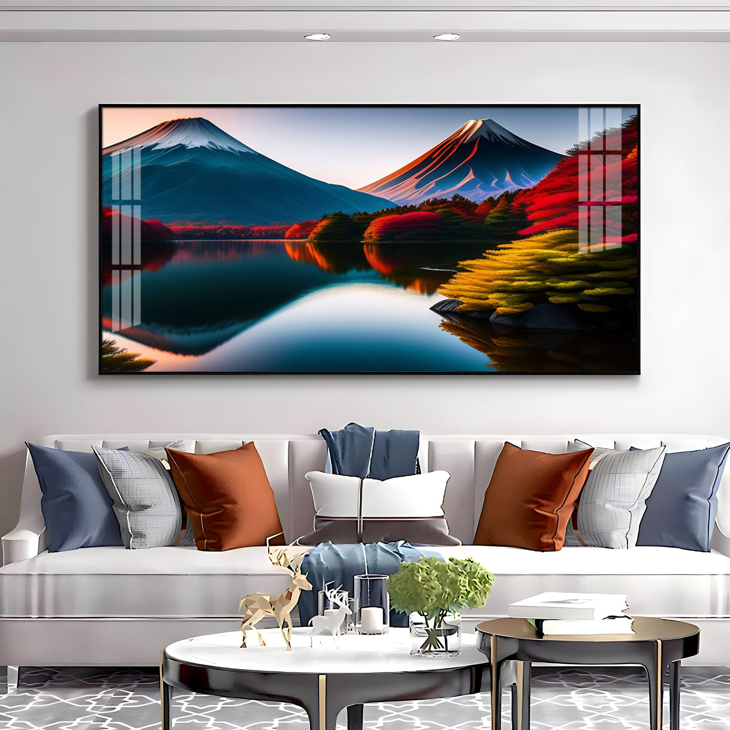 Beautiful Mountain Premium Acrylic Horizontal Wall Art
