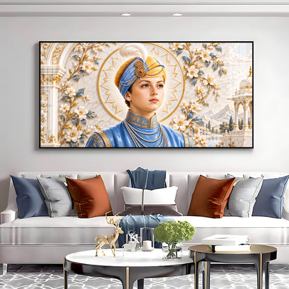 Guru Harkrishan Sahib Ji Premium Acrylic Horizontal Wall Art