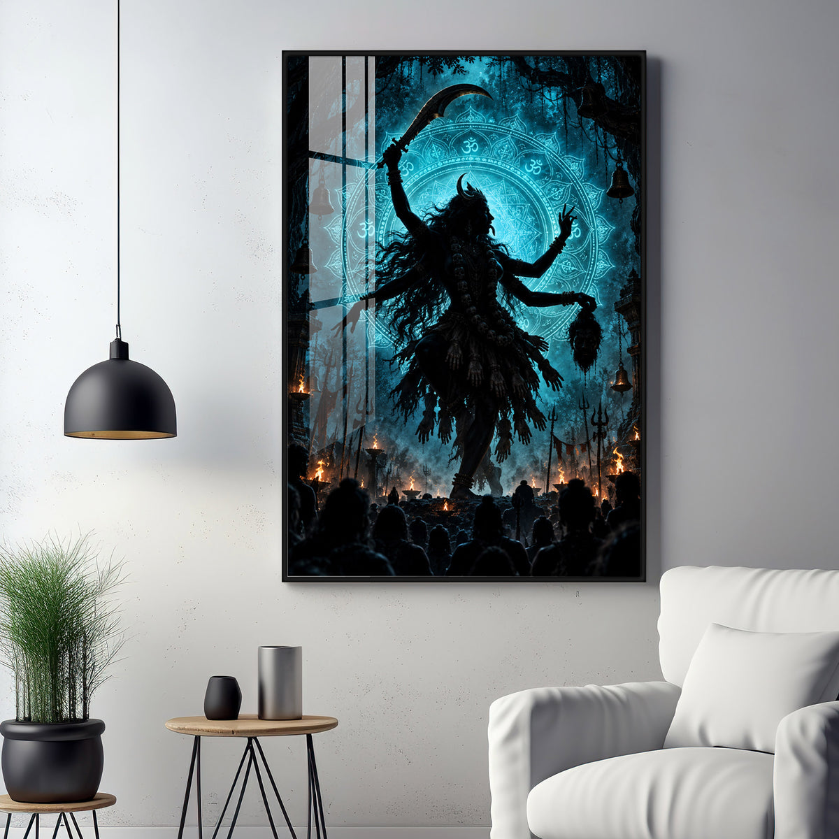 Mata Kalaratri Premium Acrylic Vertical Wall Art