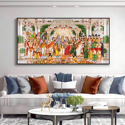 Srinivasa Kalyanam Divine Moment Premium Acrylic Horizontal Wall Art