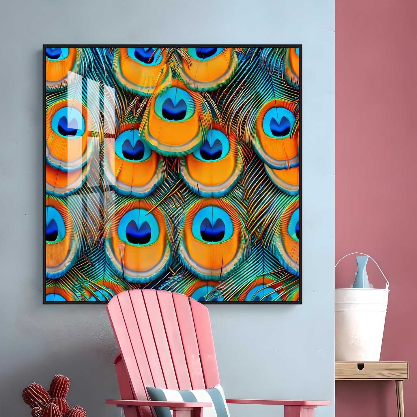 Morpankh Premium Acrylic Square Wall Art