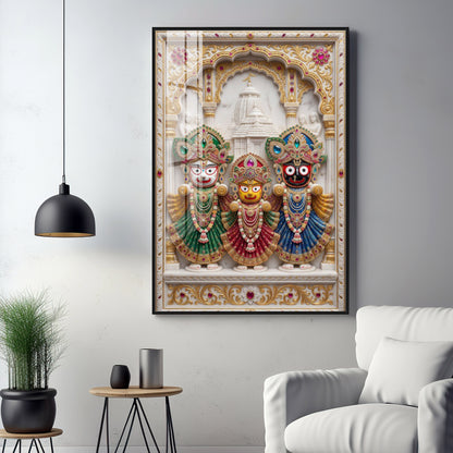 Lord Of Jagannath Puri Premium Acrylic Vertical Wall Art