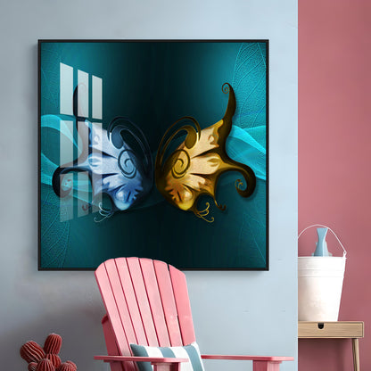 Butterfly Wings Premium Acrylic Square Wall Art