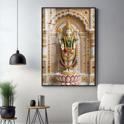 Divine Tirupati Bala Ji Premium Acrylic Vertical Wall Art
