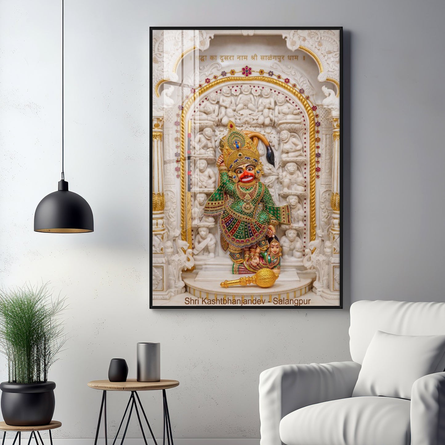 Divine Shri Kashtbhanjandev Premium Acrylic Vertical Wall Art