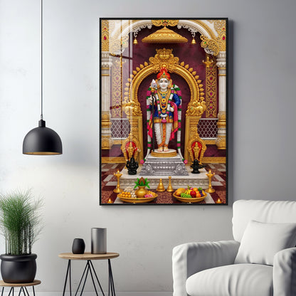 Palani Raja Lord Murugan Premium Acrylic Vertical Wall Art
