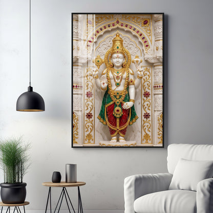 Bhagwan Murugan Premium Acrylic Vertical Wall Art