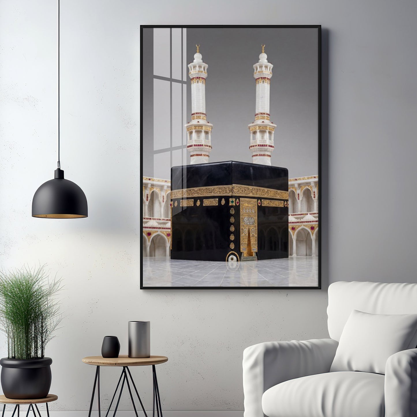 Subhaan Allah Khana Kaba Premium Acrylic Vertical Wall Art