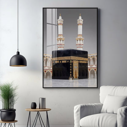 Subhaan Allah Khana Kaba Premium Acrylic Vertical Wall Art