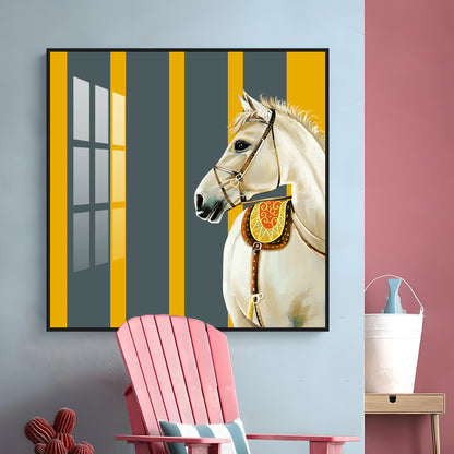 Elegant Horse Premium Acrylic Square Wall Art