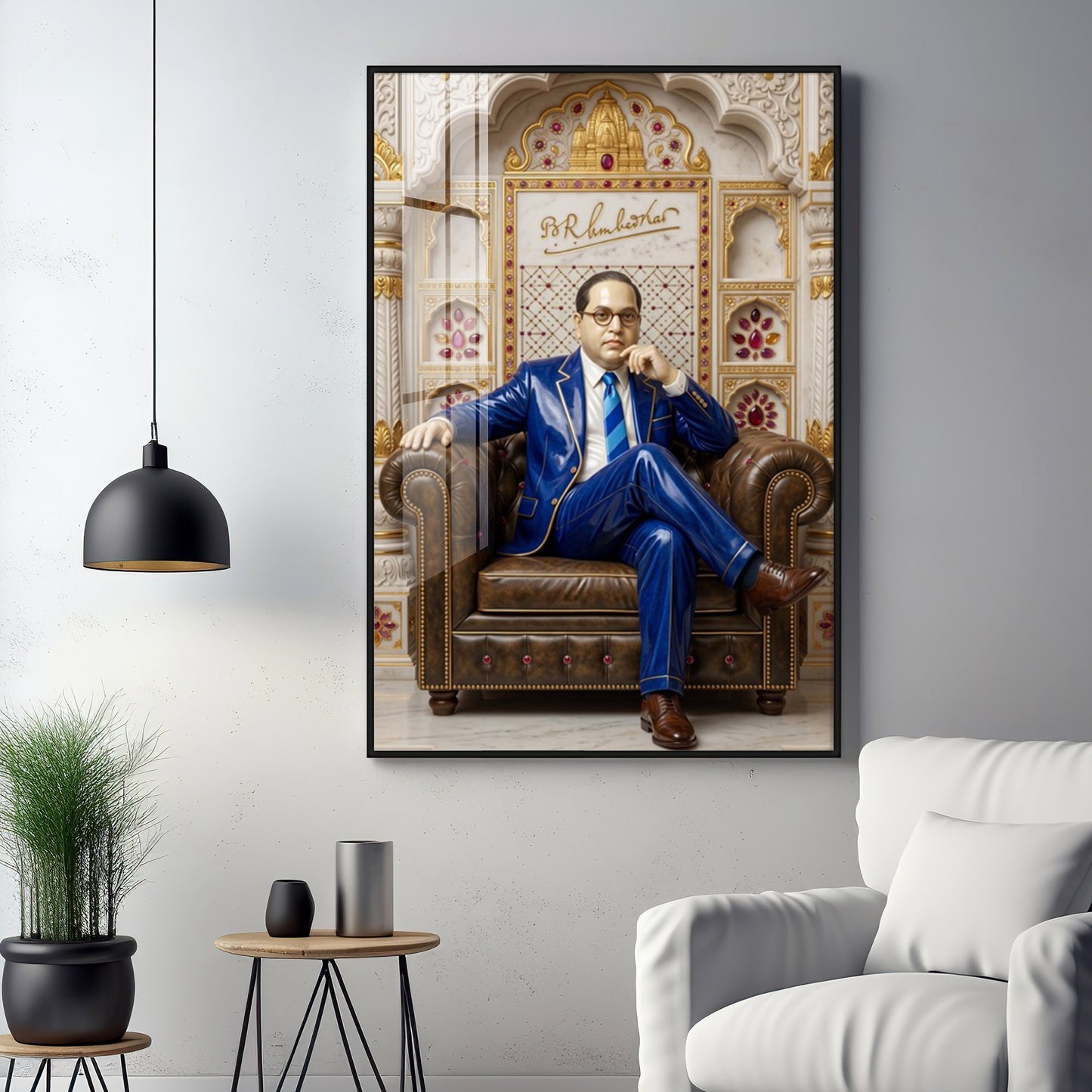 Dr. B.R. Ambedkar Premium Acrylic Vertical Wall Art