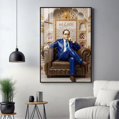 Dr. B.R. Ambedkar Premium Acrylic Vertical Wall Art