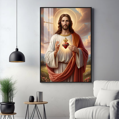 Emblem of Divine Love Premium Acrylic Vertical Wall Art