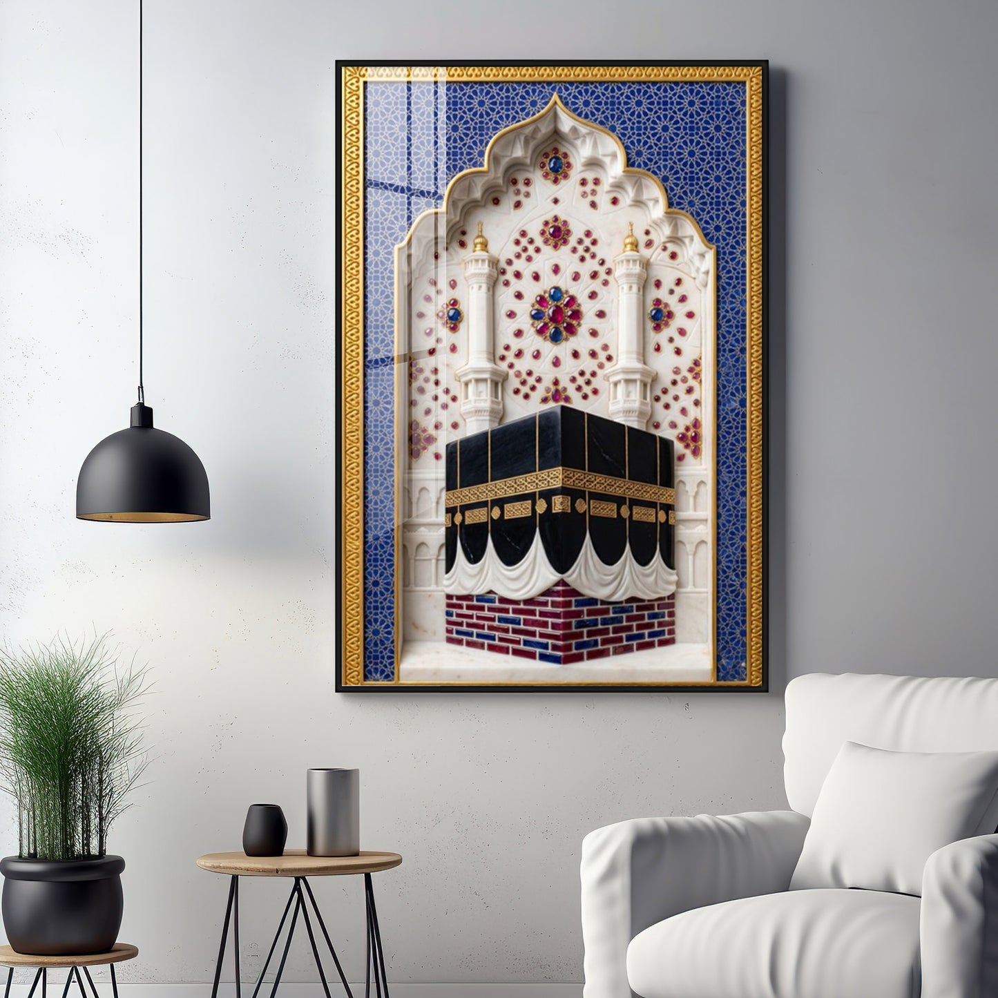 Holy Kaaba In Makkah Premium Acrylic Vertical Wall Art