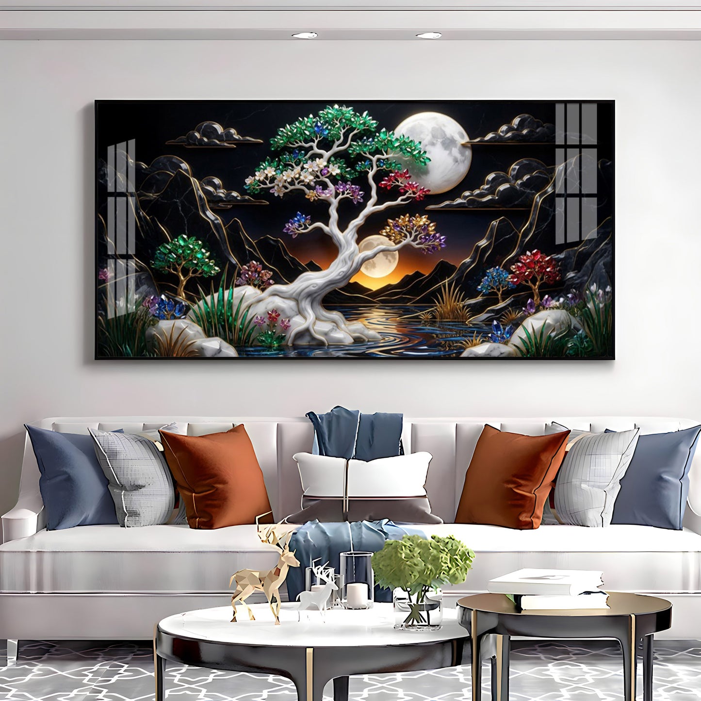 Nature's Embrace Tree Premium Acrylic Horizontal Wall Art