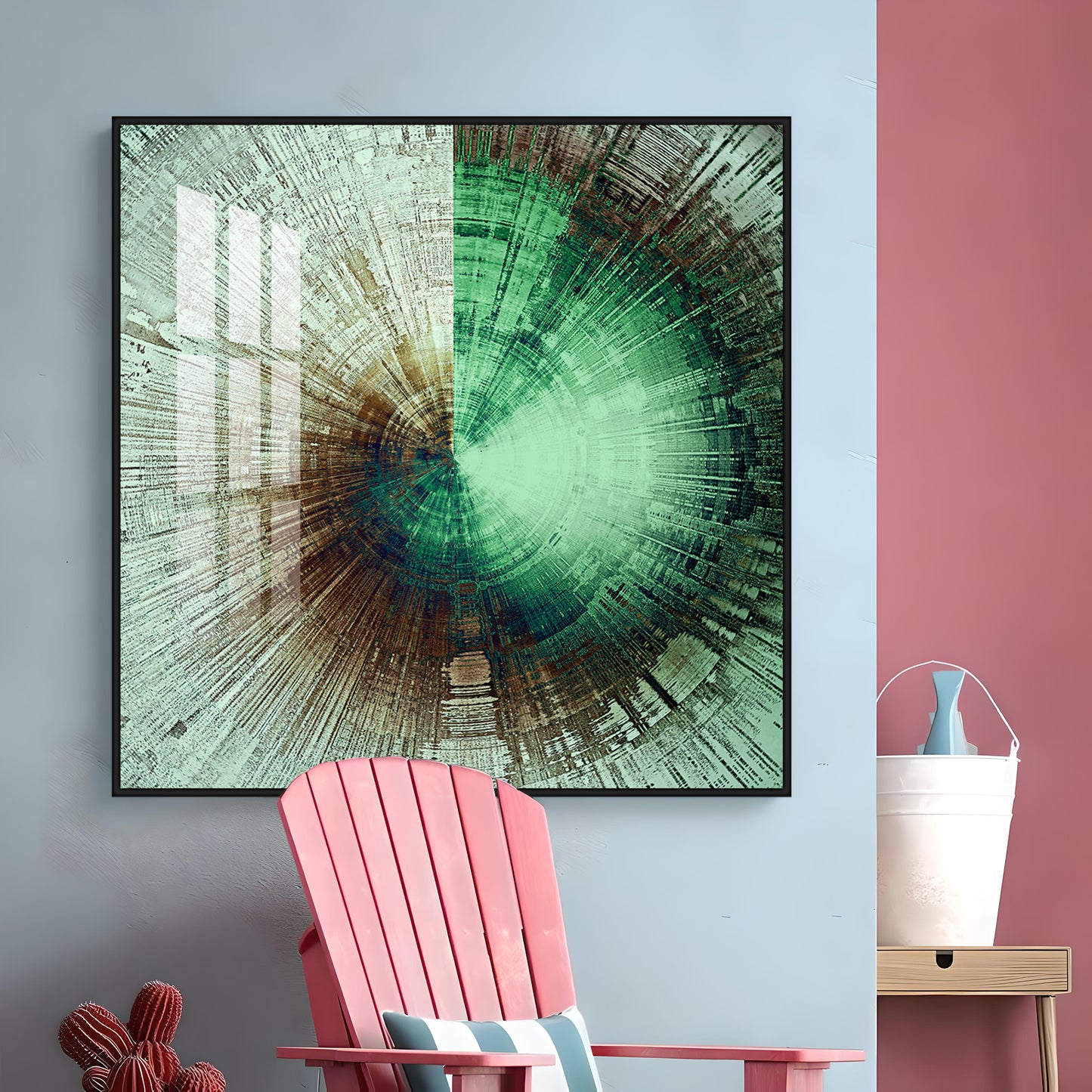 Sphere of Serenity Premium Acrylic Square Wall Art