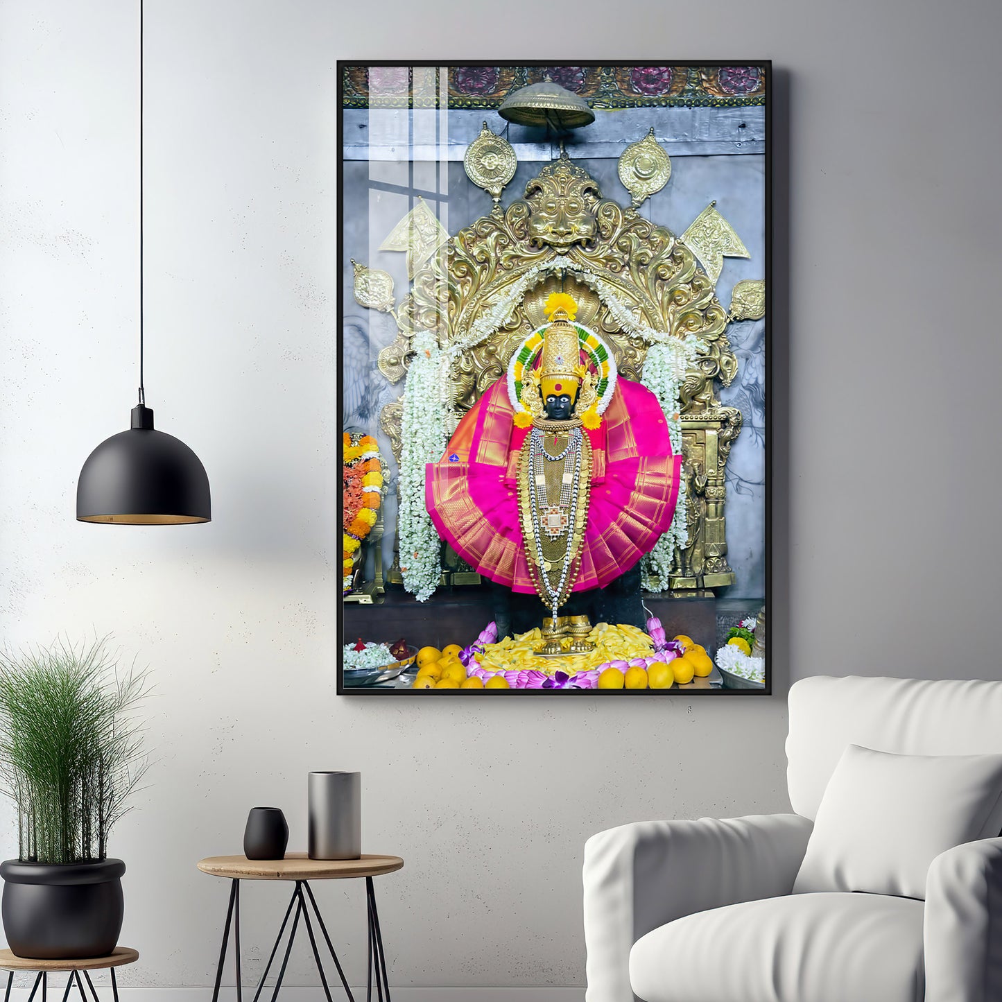 Shree Ambabai Premium Acrylic Vertical Wall Art