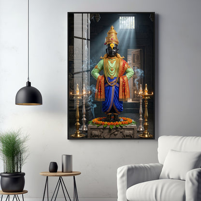 Lord Panduranga Premium Acrylic Vertical Wall Art