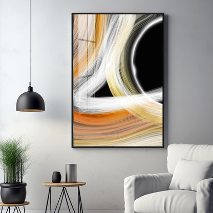 Vibrant Harmony Premium Acrylic Vertical Wall Art