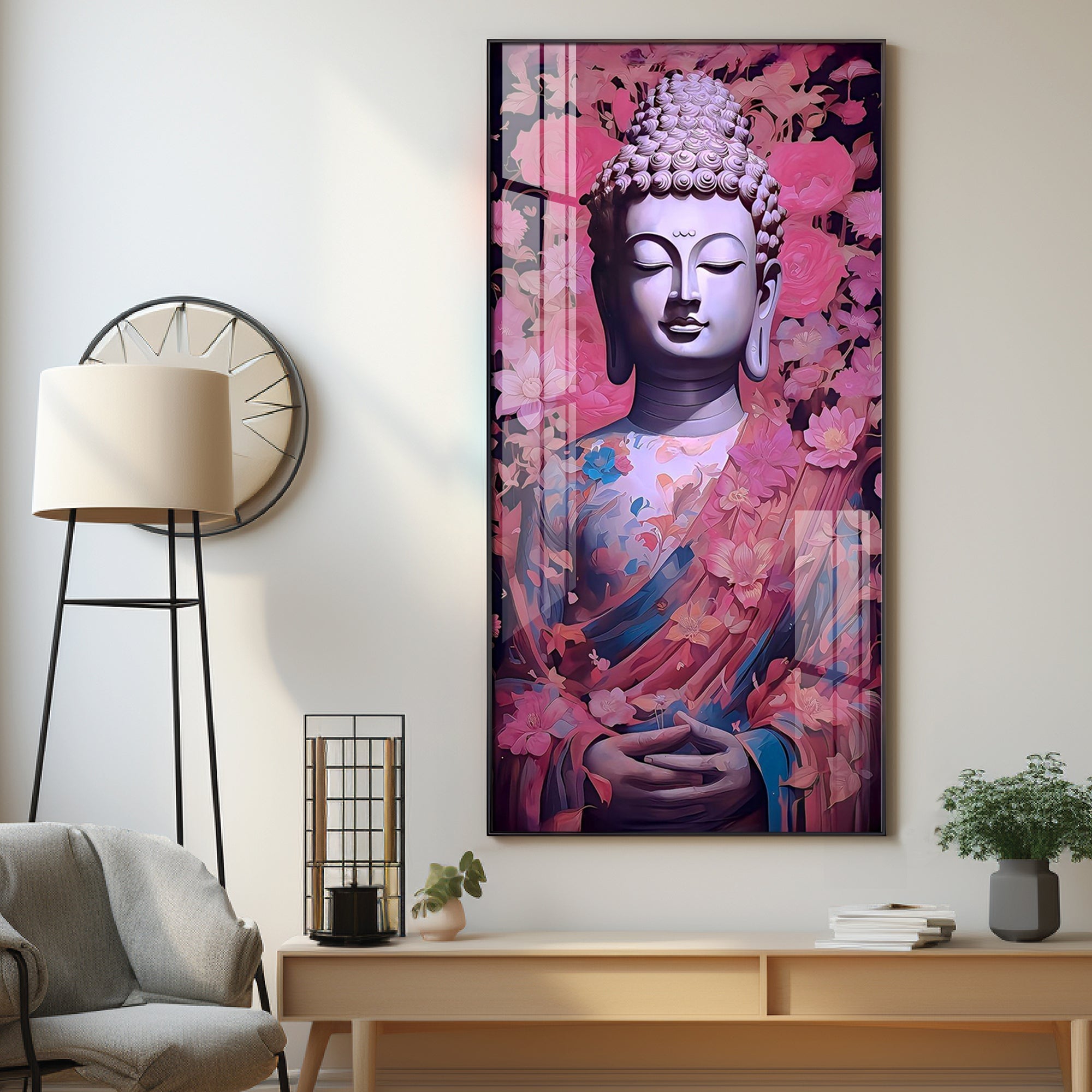 Buddha Figurine Premium Acrylic Wall Art - The Next Decor