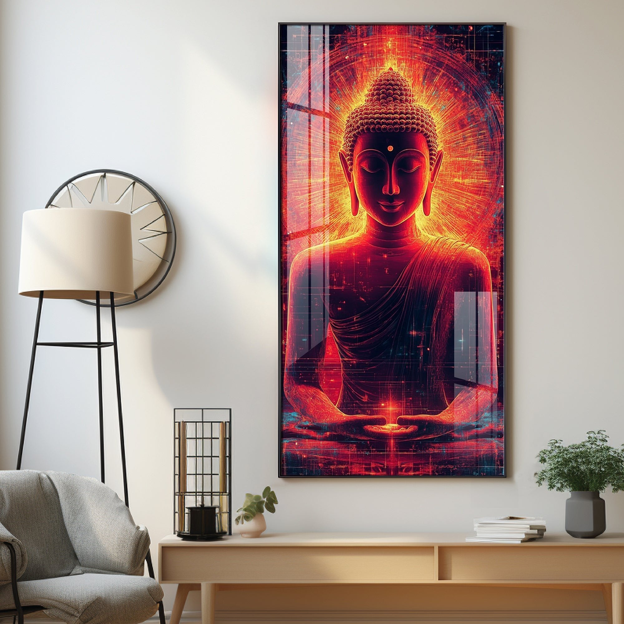 Buddha's Embrace Premium Acrylic Wall Art - The Next Decor