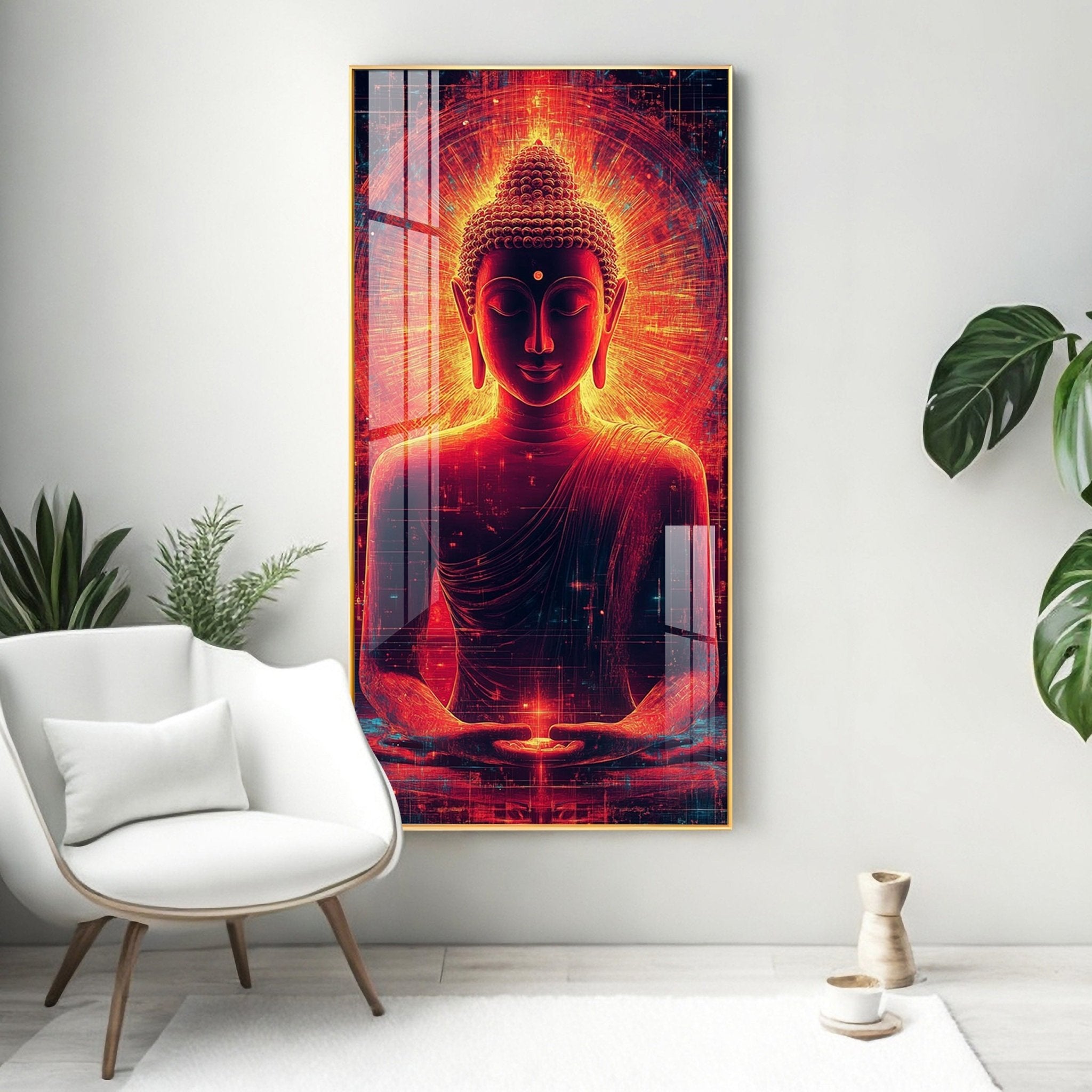 Buddha's Embrace Premium Acrylic Wall Art - The Next Decor